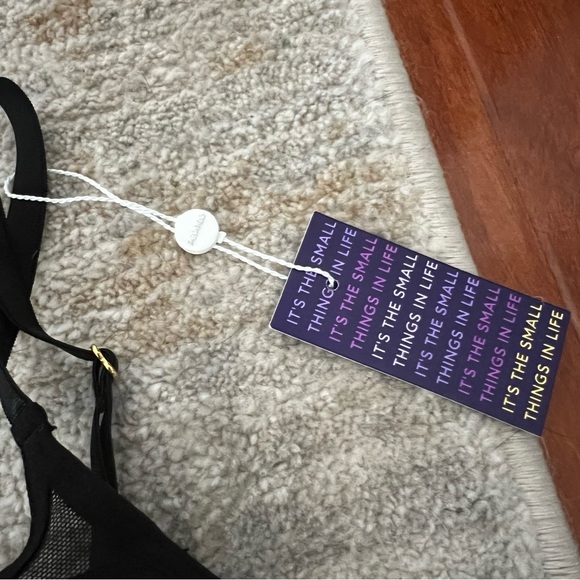 NEW Pepper All You Mesh Underwire Bra Black Size 34AA NWT - Picture 5 of 11